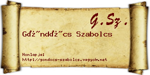 Göndöcs Szabolcs névjegykártya